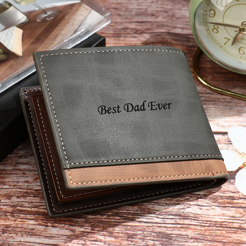 Custom frosted multi-card wallet