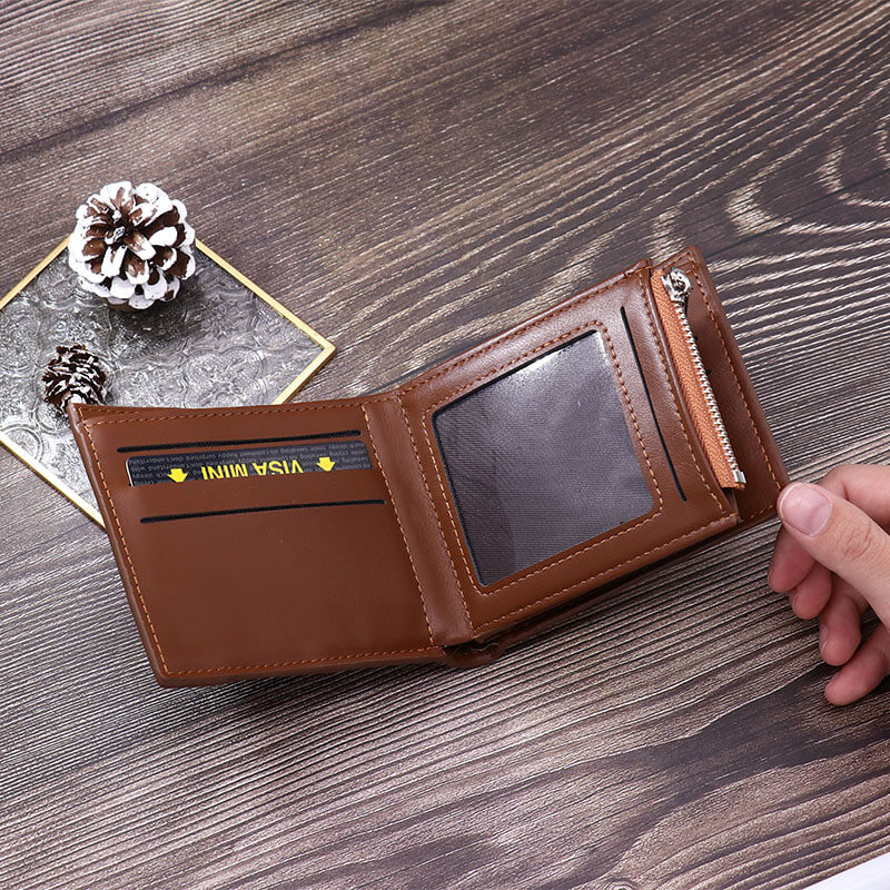 Personalized photo multi-card wallet