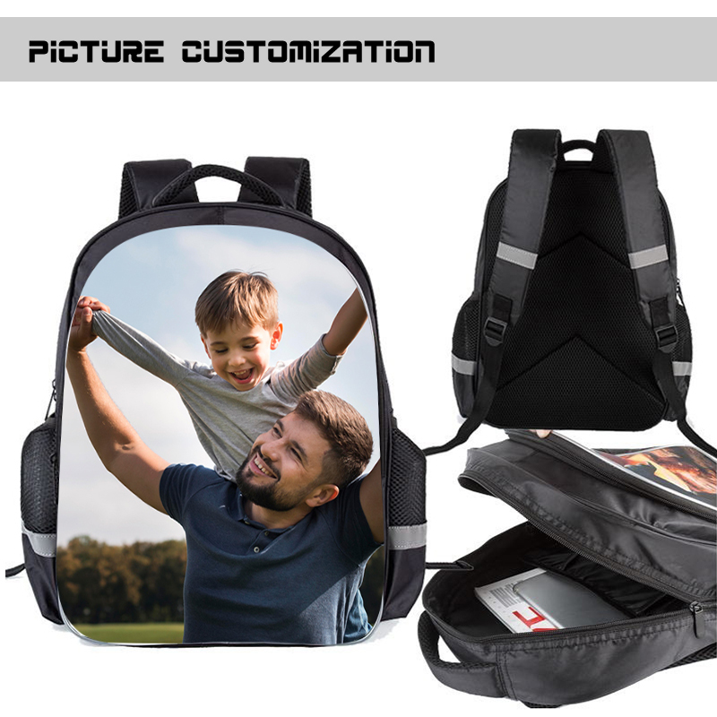 Custom picture backpack