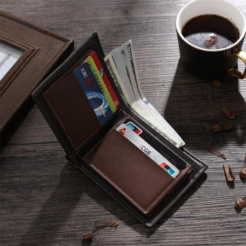 Customized Photo Initials Leather Wallet