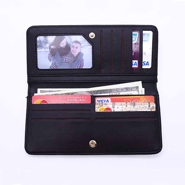 Personalized Full Color Photo  Long Wallet