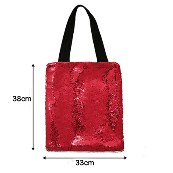Personalized Sequin Tote Bag