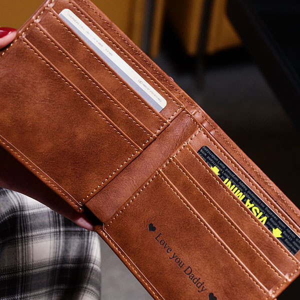 Personalized men's wallet 