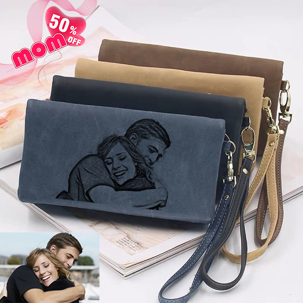 Personalized soft leather Photo Women's Wallet