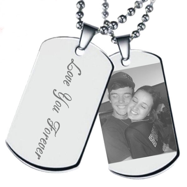 Personalized Picture Necklace Of Titanium Steel