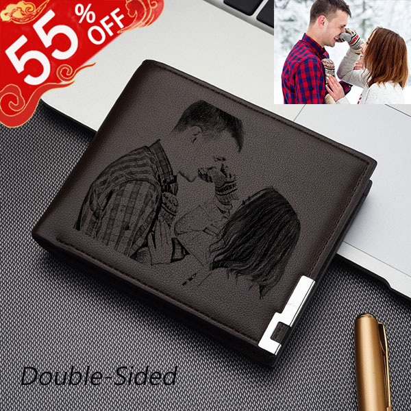 Double-Sided Photo Ultra Thin Men's Wallet