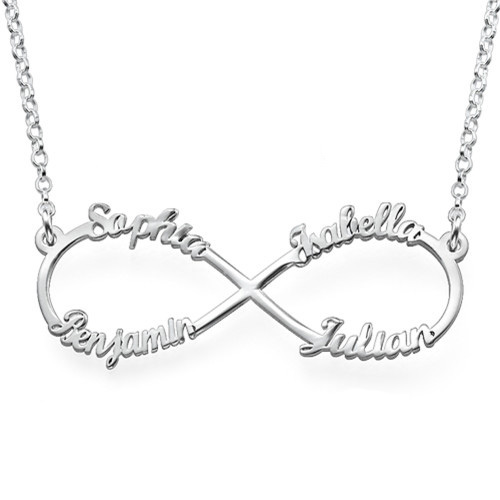 Infinity Up to 4 Names Necklace