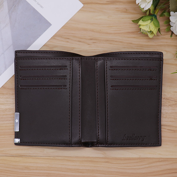 Double-Sided Photo Ultra Thin Vertical Men's Wallet
