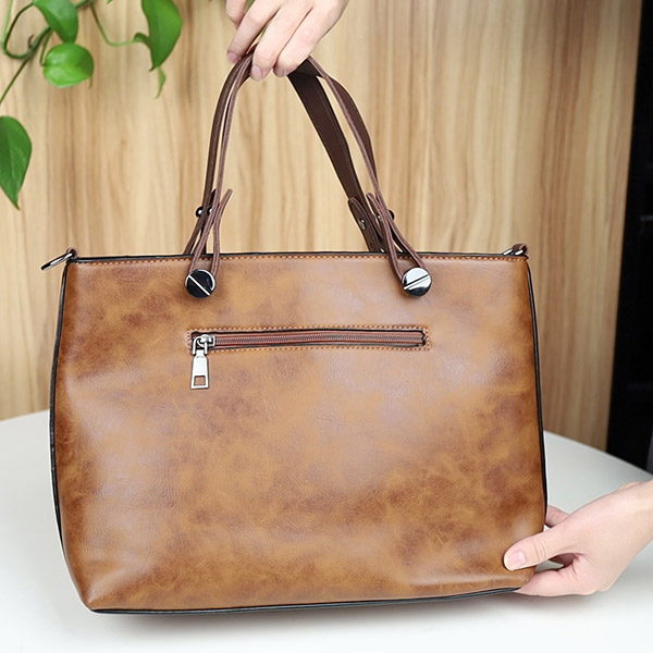 Personalized Genuine leather men's photo handbag shoulder bag