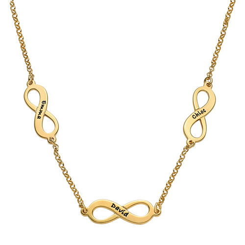 Multiple infinity Necklace