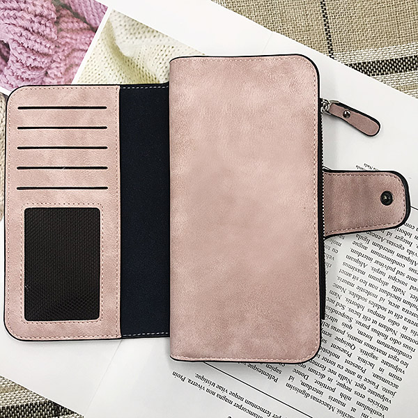 Personalized Sketch Photo Matte Leather Wallet